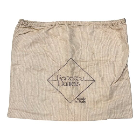 Rebecca Daniels Beige Dust Bag 15" X 12" Made In Italy Handbag Purse Accessory - Picture 1 of 4